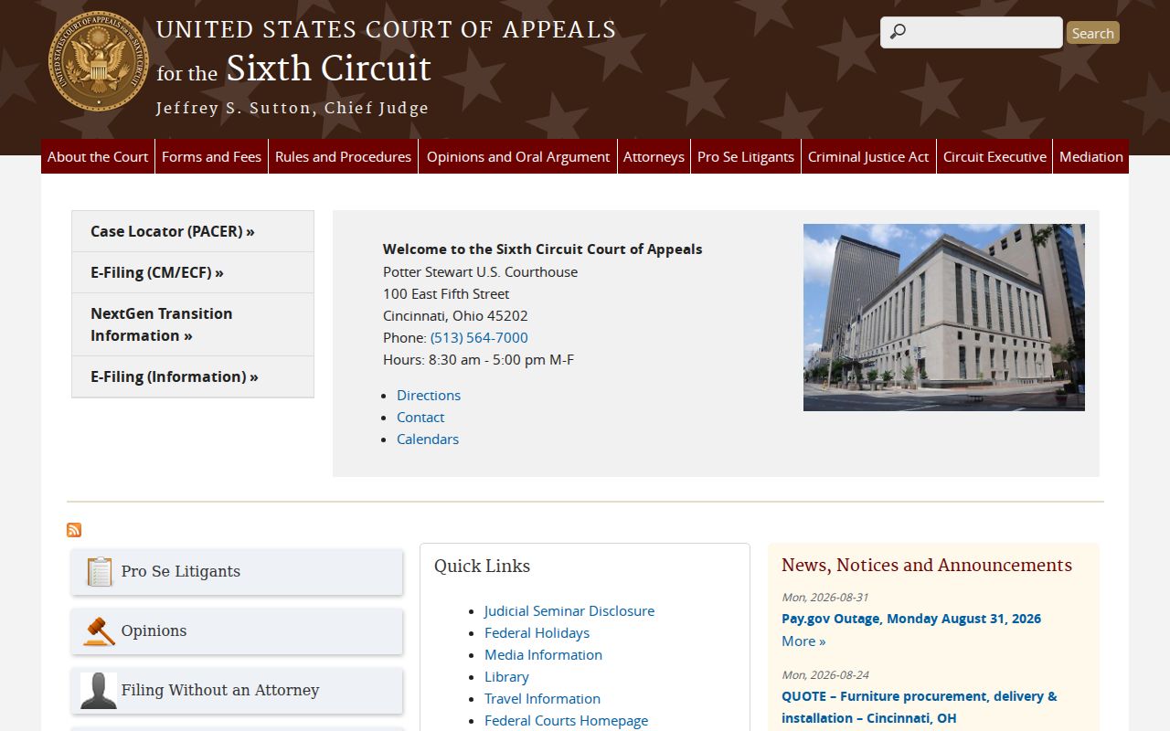 Warren court record research context from a federal appellate court source
